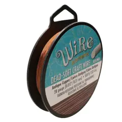 The Beadsmith&reg; Wire Elements&trade; 28 Gauge Tarnish Resistant Soft Temper Wire, 500ft. Antique Copper