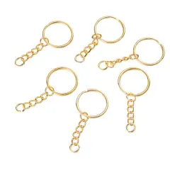 25mm Gold Split Key Ring, 50ct. by Bead Landing&trade;