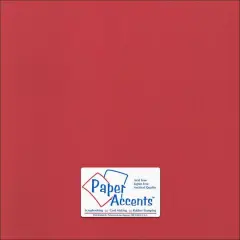 PA Paper&trade; Accents 12" x 12" 80lb. Canvas Cardstock Paper, 25 Sheets Dare Devil