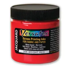 Jacquard Versatex Screen Printing Ink, 4oz. 306 Bright Red
