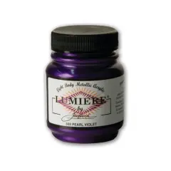 Jacquard Lumiere Metallic Acrylic Paint, 2.25oz. Pearlescent Violet