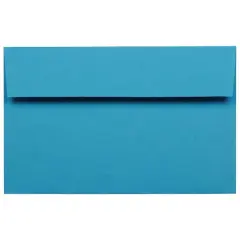 JAM Paper A10 Colored Invitation Envelopes, 50ct. Blue