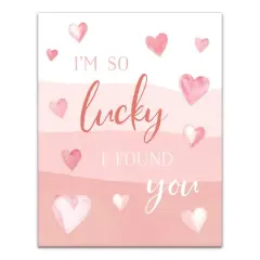 Lucky IFound You 11" x 14" Canvas Wall Art