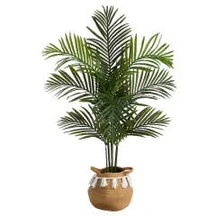 4ft. Artificial Paradise Palm Tree with Basket