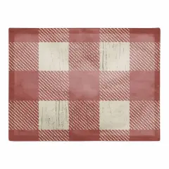 Red Buffalo Check Cotton Twill Placemat