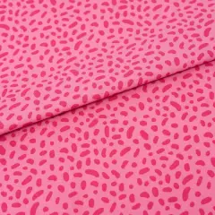 SINGER Tonal Spots Pink Cotton Fabric