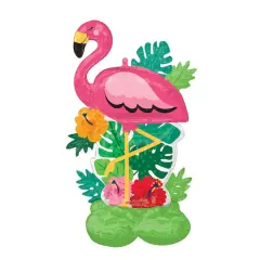 AirLoonz&reg; 44" Let's Flamingle Foil Balloon