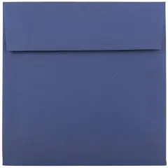 JAM Paper 6" Square Colored Invitation Envelopes, 25ct. Presidential Blue