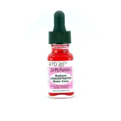 Dr. Ph. Martin's&reg; Radiant Concentrated Watercolor, 0.5oz. 47D Tahiti Red