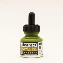 Sennelier Abstract Acrylic Ink, 30mL Light Olive Green