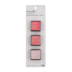 Dye Ink Pad Set by Recollections&trade; Watermelon/Flamingo/Blush