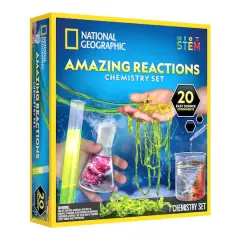 National Geographic&trade; Amazing Reactions Chemistry Set