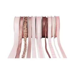 Value Pack Ribbon, 10ct. by Celebrate It&reg; Bright Pink