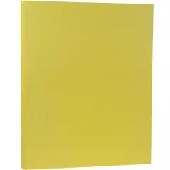 JAM Paper Matte 8.5'' x 11'' 28lb. Paper, 50 Sheets Chartreuse