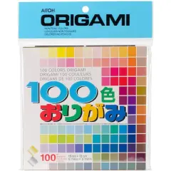 Aitoh 5.875" Assorted Origami Paper, 100 Sheets