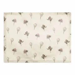 Cottage Florals Cotton Twill Placemat Cream