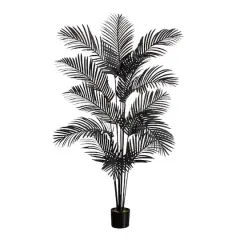 6ft. Artificial Halloween Black Paradise Palm Tree