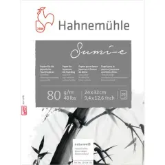 Hahnem&uuml;hle Sumi-E Paper Pad, 9.4" x 12.6"