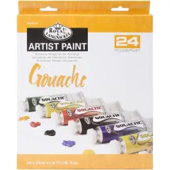 Royal & Langnickel&reg; 24 Color Gouache Acrylic Paint Set