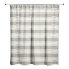 Stripe Shower Curtain Green