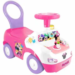 Kiddieland Disney&reg; Minnie Mouse Lights N' Sounds Ice Cream Car Ride-On