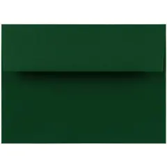 JAM Paper A7 Dark Green Premium Invitation Envelopes