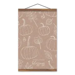 Dusty Rose Count Your Blessings Hanging Canvas