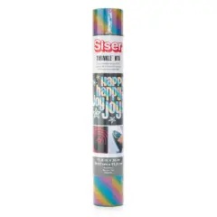 Siser&reg; Twinkle&trade; Heat Transfer Vinyl, 36" Rainbow