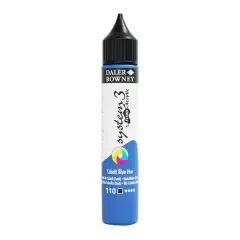 Daler-Rowney&reg; System 3 Fluid Acrylic, 29.5mL 110 Cobalt Blue Hue