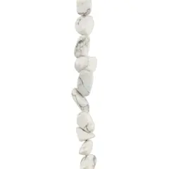White Howlite Potato Beads by Bead Landing&trade;