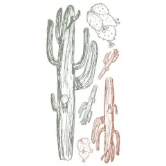 RoomMates Mr. Kate Hand-Drawn Cactus Peel & Stick Wall Decals