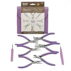 The Beadsmith&reg; Beader's Tool Set Orchid