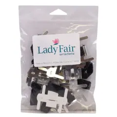 JAM Paper Lady Fair&reg; Wristlets, 12ct. Black