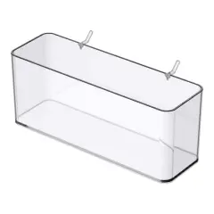 Medium Clear Pegboard Storage Bin by Simply Tidy&trade;