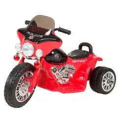 Toy Time Ride-On 3 Wheel Police Motorcycle Red