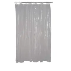 Bath Bliss 2 Piece Heavy Weight Shower Liner Clear