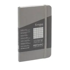 Fabriano&reg; EcoQua Plus Graph Stitch-Bound Notebook Gray