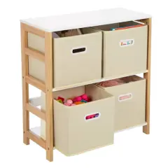 Honey Can Do 25" Kids 4-Bin Organizer