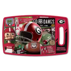 College Retro Series Cutting BoardGeorgia Bulldogs