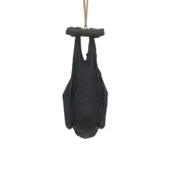 8" Black Hanging Bat with Wings Closed by Ashland&reg;
