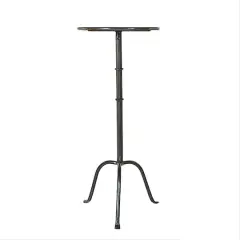 Hello Honey&reg; 28" Metal Martini Cocktail Table Black