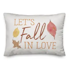 Let's Fall In Love Throw Pillow