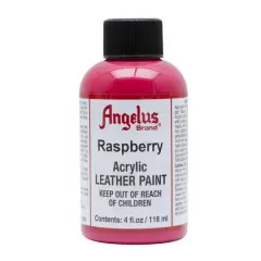 Angelus&reg; Acrylic Leather Paint, 4oz. Raspberry