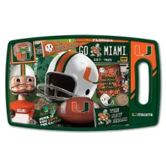 College Retro Series Cutting BoardMiami Hurricanes