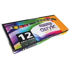 Daler-Rowney&reg; Graduate 12 Color Acrylic Set