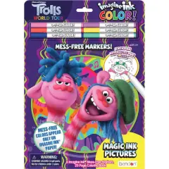 Imagine Ink&reg; COLOR! Trolls World Tour Mess Free Coloring Pad & Marker Set