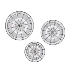 Black Eclectic Wall D&eacute;cor Set 21", 18" & 15"