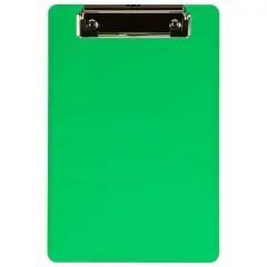 JAM Paper Mini Plastic Memo Clipboard Green