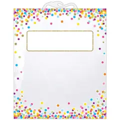 Ashley Productions 10.5" x 12.5" Hanging Confetti Pattern Storage Bag, 6ct.