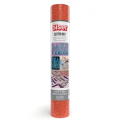 Siser&reg; Glitter Heat Transfer Vinyl, 36" Ember Orange